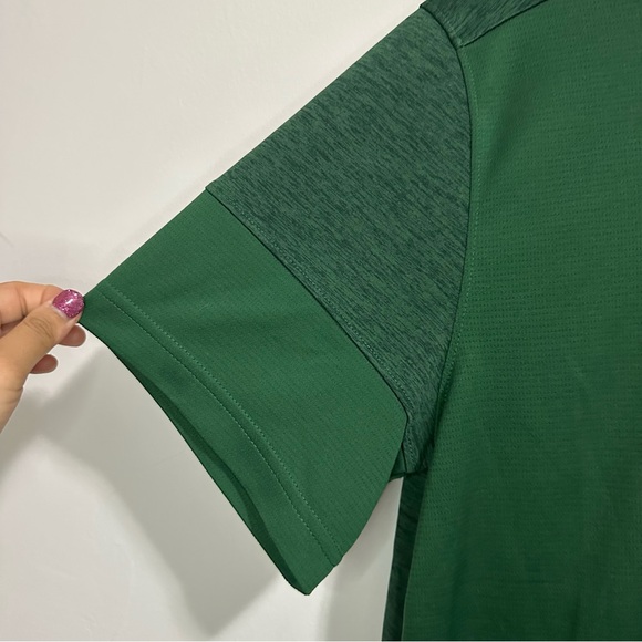 NIKE Mens Green Breathable Airy Top T Shirt Short Sleeve Size M - Picture 8 of 14